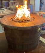 Load image into Gallery viewer, Whiskey Barrel Fire Table
